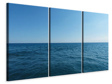 Laden Sie das Bild in den Galerie-Viewer, Leinwandbild 3-teilig Liebe das Meer