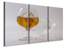 Laden Sie das Bild in den Galerie-Viewer, Leinwandbild 3-teilig Mein Brandy