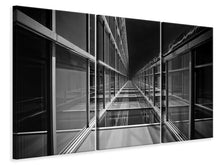 Laden Sie das Bild in den Galerie-Viewer, Leinwandbild 3-teilig Moderne Architektur