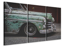 Laden Sie das Bild in den Galerie-Viewer, Leinwandbild 3-teilig Oldtimer Lack ab
