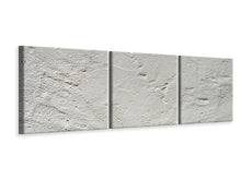 Laden Sie das Bild in den Galerie-Viewer, Panorama Leinwandbild 3-teilig Wand Textur
