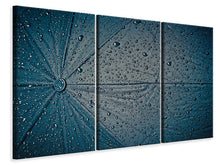 Laden Sie das Bild in den Galerie-Viewer, Leinwandbild 3-teilig Regenschirm