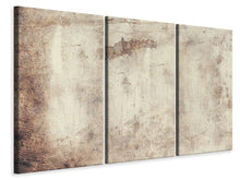 Laden Sie das Bild in den Galerie-Viewer, Leinwandbild 3-teilig Shabby chic Wand