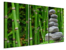 Laden Sie das Bild in den Galerie-Viewer, Leinwandbild 3-teilig XL Feng Shui