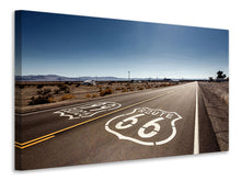 Laden Sie das Bild in den Galerie-Viewer, Leinwandbild Route 66