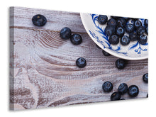 Laden Sie das Bild in den Galerie-Viewer, Leinwandbild Blaubeeren