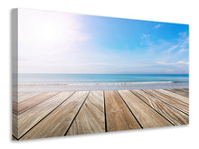 Laden Sie das Bild in den Galerie-Viewer, Leinwandbild Das schöne Strandhaus