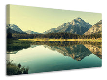 Laden Sie das Bild in den Galerie-Viewer, Leinwandbild Der Bergsee