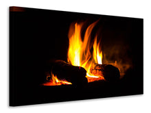 Laden Sie das Bild in den Galerie-Viewer, Leinwandbild Der Kamin