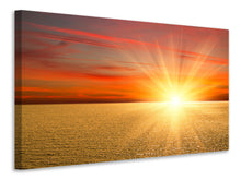 Laden Sie das Bild in den Galerie-Viewer, Leinwandbild Der Sonnenuntergang