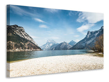 Laden Sie das Bild in den Galerie-Viewer, Leinwandbild Der idyllische Bergsee