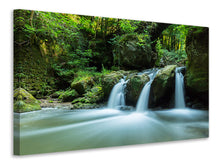 Laden Sie das Bild in den Galerie-Viewer, Leinwandbild Fallendes Wasser