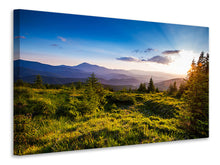 Laden Sie das Bild in den Galerie-Viewer, Leinwandbild Friedliche Landschaft