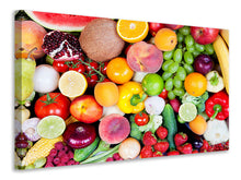 Laden Sie das Bild in den Galerie-Viewer, Leinwandbild Frisches Obst