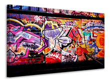 Laden Sie das Bild in den Galerie-Viewer, Leinwandbild Graffiti Kunst