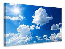 Laden Sie das Bild in den Galerie-Viewer, Leinwandbild Himmelblau