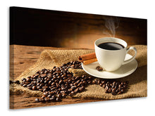 Laden Sie das Bild in den Galerie-Viewer, Leinwandbild Kaffeepause