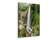 Laden Sie das Bild in den Galerie-Viewer, Leinwandbild Klarer Wasserfall