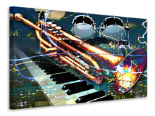 Laden Sie das Bild in den Galerie-Viewer, Leinwandbild Let The Music Play