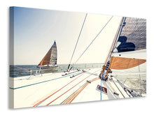 Laden Sie das Bild in den Galerie-Viewer, Leinwandbild Segelyacht