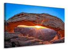 Laden Sie das Bild in den Galerie-Viewer, Leinwandbild Sonnenuntergang am Mesa Arch