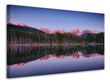 Laden Sie das Bild in den Galerie-Viewer, Leinwandbild Sprague Lake-Rocky Mountains