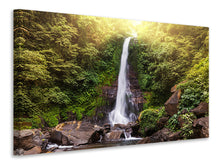 Laden Sie das Bild in den Galerie-Viewer, Leinwandbild Wasserfall Bali
