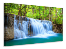 Laden Sie das Bild in den Galerie-Viewer, Leinwandbild Wasserfall Si Nakharin