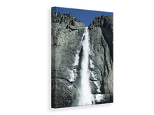 Laden Sie das Bild in den Galerie-Viewer, Leinwandbild Wasserfall Yosemite