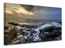 Laden Sie das Bild in den Galerie-Viewer, Leinwandbild Abendstimmung am Meer