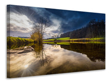 Laden Sie das Bild in den Galerie-Viewer, Leinwandbild Am Waldrand