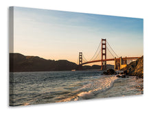Laden Sie das Bild in den Galerie-Viewer, Leinwandbild An der Golden Gate Brücke