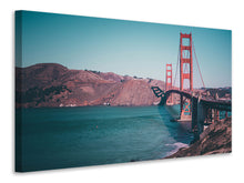 Laden Sie das Bild in den Galerie-Viewer, Leinwandbild An der Golden Gate