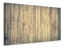 Laden Sie das Bild in den Galerie-Viewer, Leinwandbild Bretter Wand