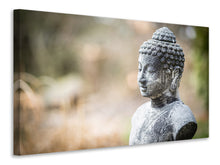 Laden Sie das Bild in den Galerie-Viewer, Leinwandbild Buddha aus Stein