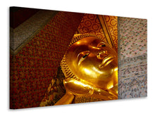 Laden Sie das Bild in den Galerie-Viewer, Leinwandbild Close up Buddha
