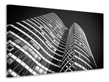Laden Sie das Bild in den Galerie-Viewer, Leinwandbild Close up Hochhaus
