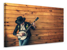 Laden Sie das Bild in den Galerie-Viewer, Leinwandbild Cooler Musiker