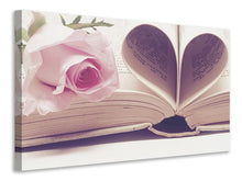 Laden Sie das Bild in den Galerie-Viewer, Leinwandbild Das Buch der Liebe