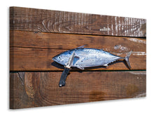 Laden Sie das Bild in den Galerie-Viewer, Leinwandbild Der frische Fisch