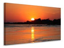 Laden Sie das Bild in den Galerie-Viewer, Leinwandbild Der glühende Sonnenuntergang