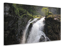 Laden Sie das Bild in den Galerie-Viewer, Leinwandbild Der Gollinger Wasserfall