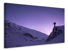 Laden Sie das Bild in den Galerie-Viewer, Leinwandbild Der Schneewanderer