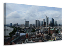 Laden Sie das Bild in den Galerie-Viewer, Leinwandbild Die Dächer von Frankfurt