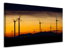 Laden Sie das Bild in den Galerie-Viewer, Leinwandbild Die Windräder