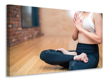Laden Sie das Bild in den Galerie-Viewer, Leinwandbild Entspanntes Yoga