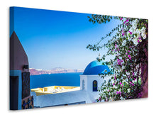 Laden Sie das Bild in den Galerie-Viewer, Leinwandbild Exklusives Santorini