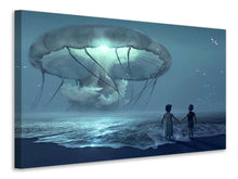Laden Sie das Bild in den Galerie-Viewer, Leinwandbild Fantasie Wasserwelt