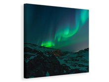 Laden Sie das Bild in den Galerie-Viewer, Leinwandbild Faszination Nordlicht