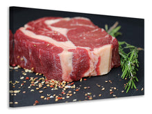 Laden Sie das Bild in den Galerie-Viewer, Leinwandbild Frisches Fleisch